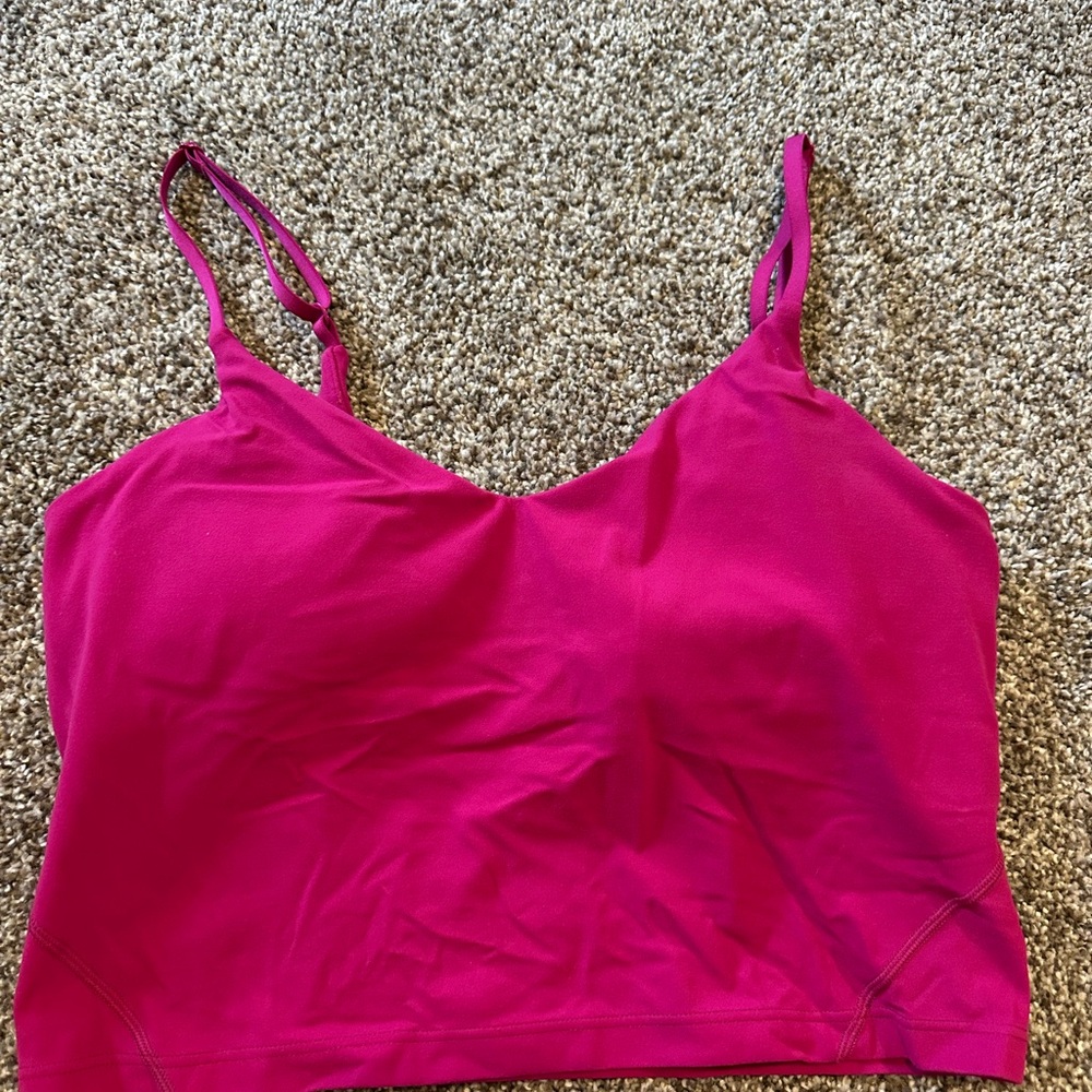 Lululemon Athletica Magenta Tank Top